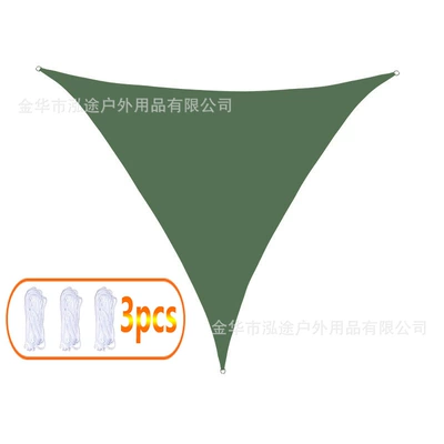 Avtomobil yan çətirləri, Sail Canopy for Outdoor Terrace - dark-green-11-1m