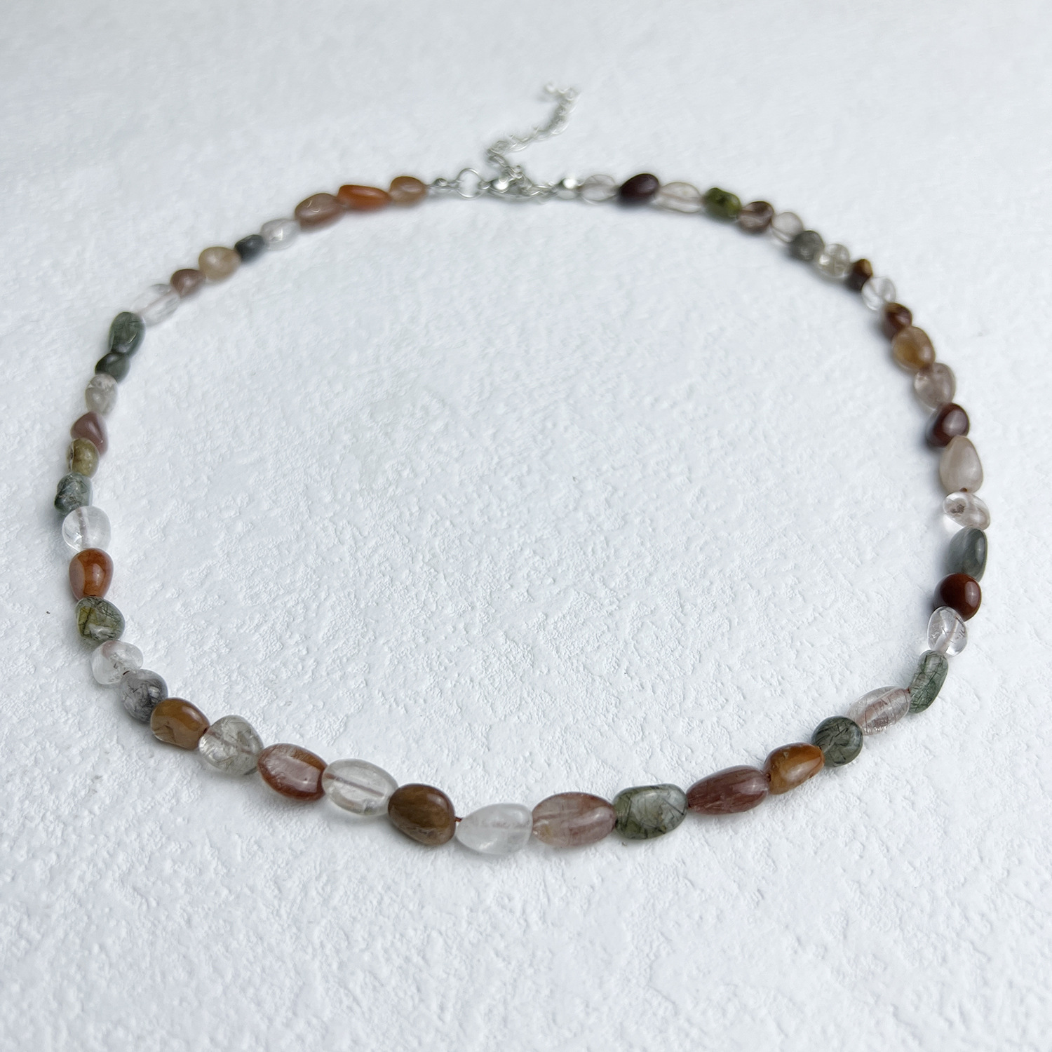 natural stone Material Ethnic Style Geometric Natural Stone Beaded Necklace