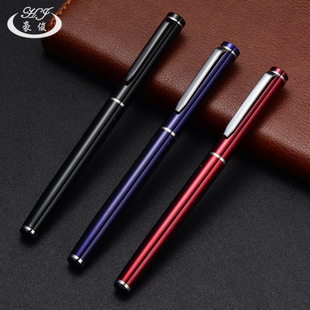 Factory supply wire cutting pen holder multi-color pen metal signature pen ball pen advertising ball pen business set