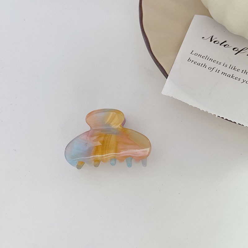 Daily Occasion Acetic acid sheets Material Simple Style Colorful Rectangle Acetic Acid Sheets Hair Claws