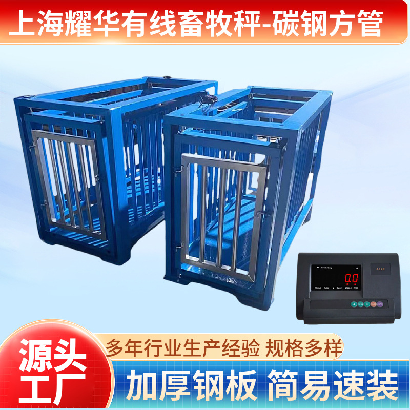 精准畜牧秤1-3吨动物秤围栏称猪牛羊养殖用秤防抖震动猪栏小地磅