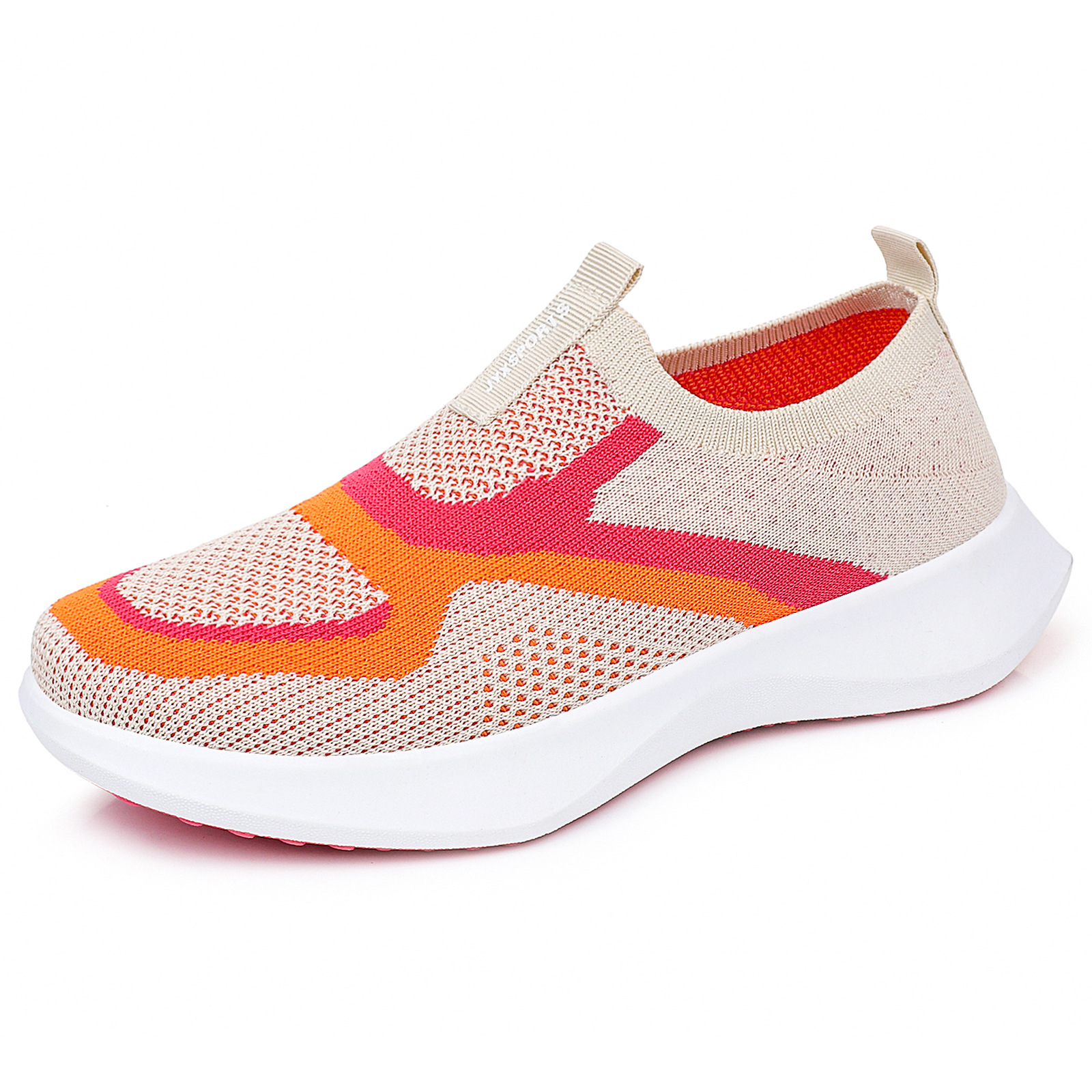 Zapatos casuales de primavera para mujeres, zapatos de tela transpirables, zapatos de tela suave, no cansados, zapatos de tela de un pie.
