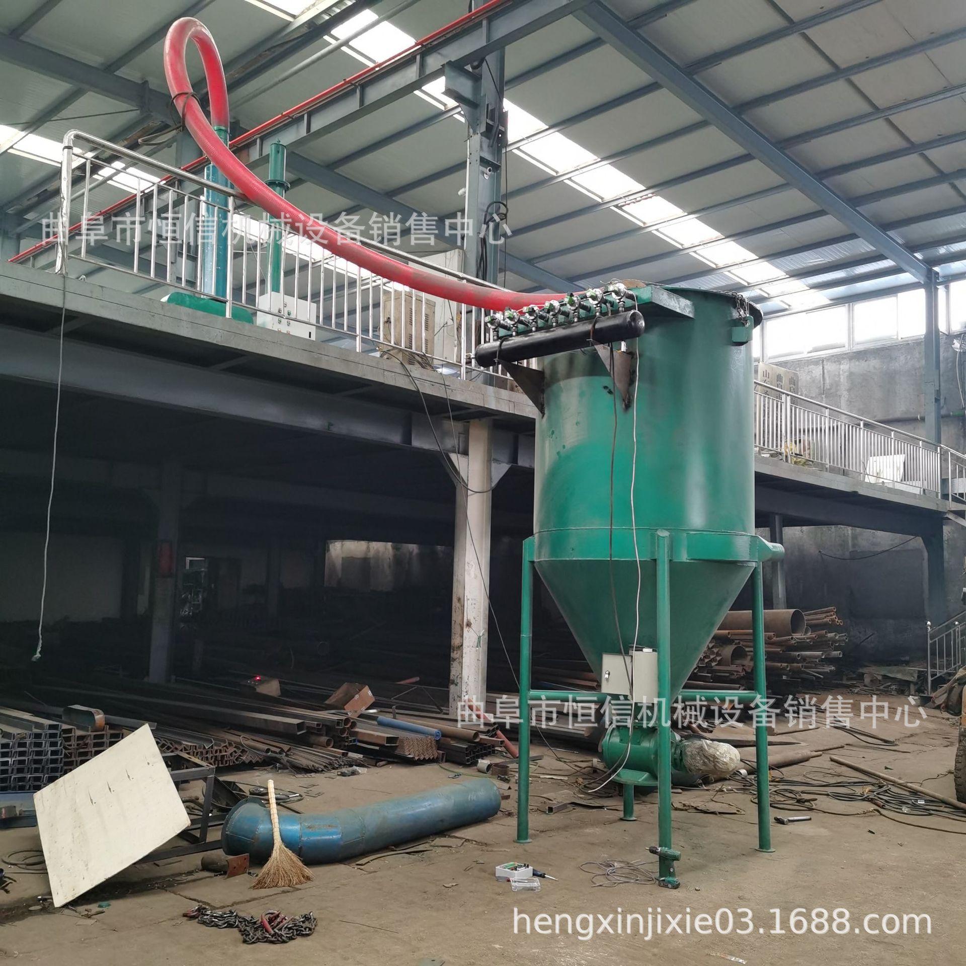 有机肥料负压气力输送机 入料倾斜上罐双出料口气力输送机zcjb