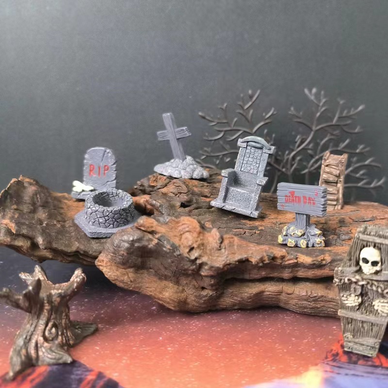 Pequeños adornos de Halloween, calavera, momia, adornos de Pascua, muebles para el hogar, decoración creativa, regalos, ventas directas