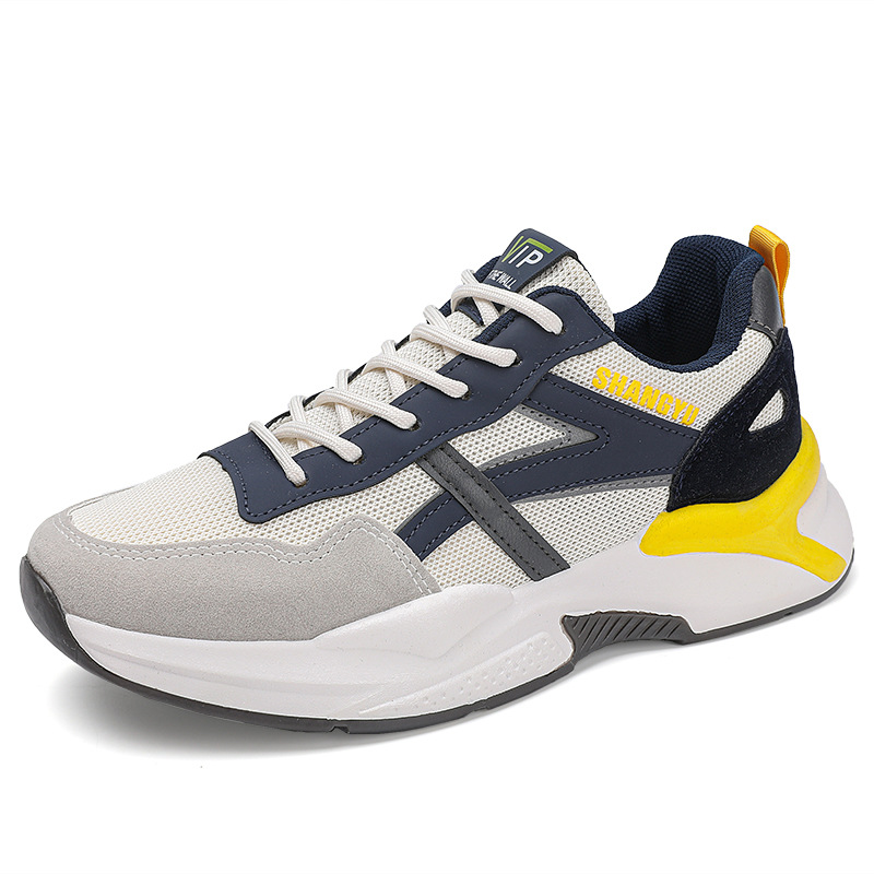 男鞋夏季透气2022新款网面薄款运动休闲跑步网鞋阿甘老爹百搭k57