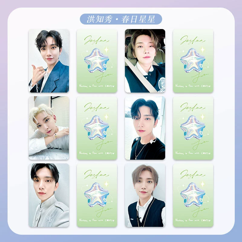K-pop mini photo card set (Seventeen style) — 6-photo designs, 30-style collectible cards