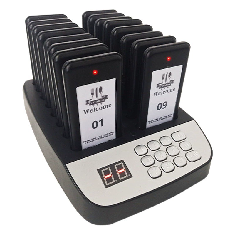 Беспроводной пейджер для заказа еды, система для фуд-кортов и ресторанов, устройство для заказа еды, квадратный мини-пейджер для заказа на столике, оптовая продажа от производителя