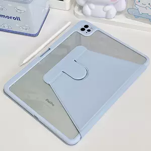 iPad Protective Case 9.7 Anti-Fall Air6 Rotating Dormant Case 10.2/10.5 Acrylic iPad Tablet Case Magnetic Suction