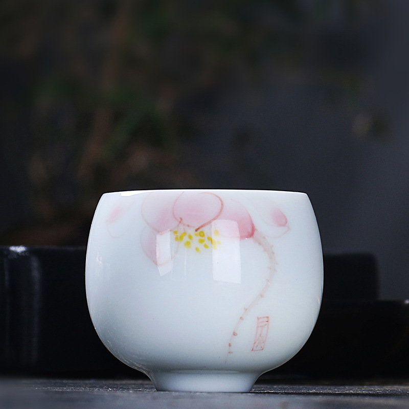 손으로 그린 선 하트 컵-네덜란드어