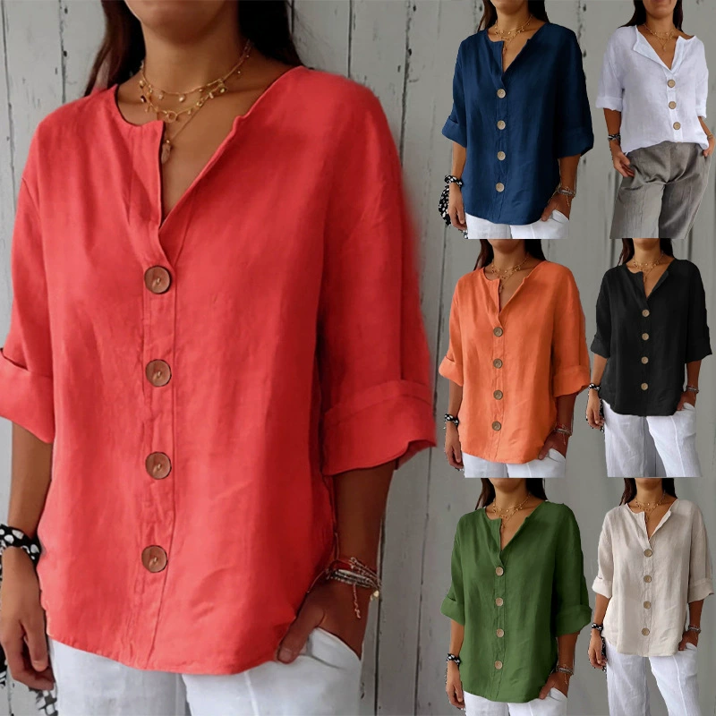 Amazon 2025 Трансграничная Европа и США Летняя новая свободная внешняя торговля рубашка