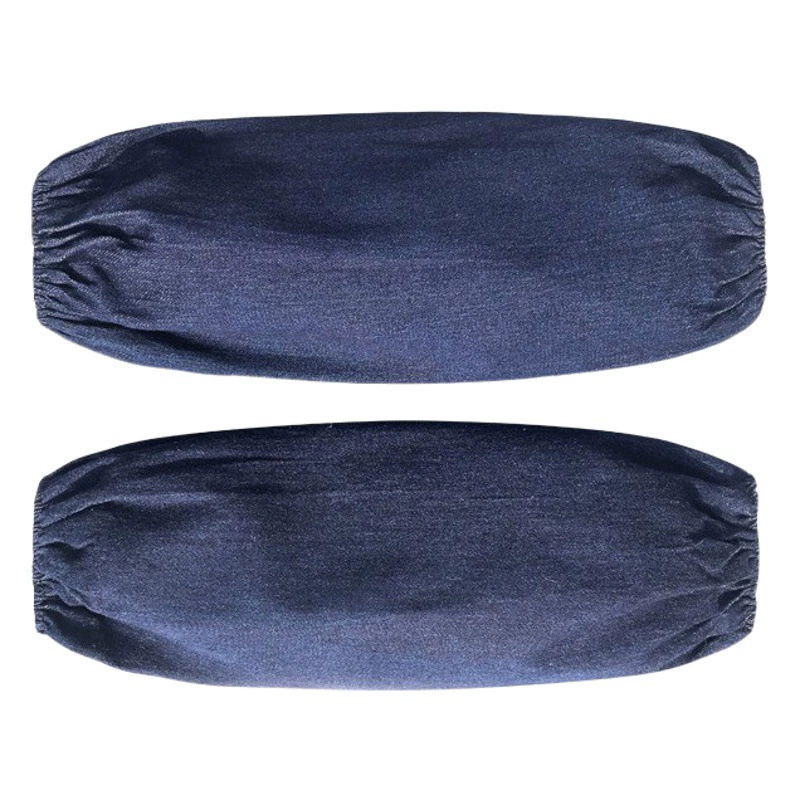 Темно-синий джинсовый рукав утолщенные износостойкие грязеотталкивающие износостойкие мужские и женские обработки сварки джинсовый холст рукав охраны труда