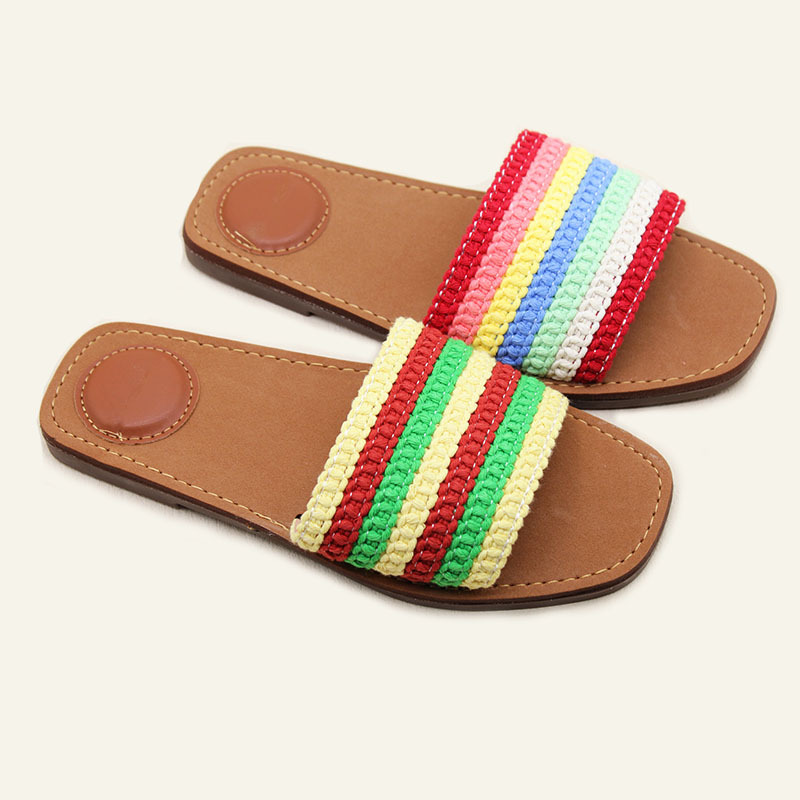 women's woven breathable lightweight slippers