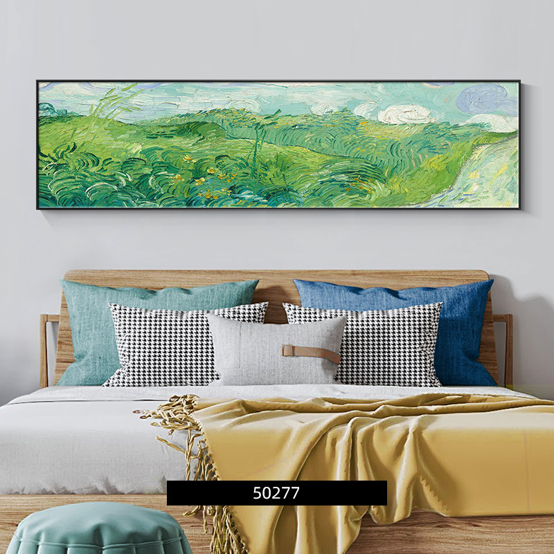 深圳大芬油画村现代挂画卧室床头装饰画梵高名画主卧房间墙面壁画|undefined