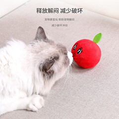 New Cross-border Pet Toys, Durable Chew and Grinding Dog Sound Toys, Little Apple Cat Toys, Wholesale Supplies