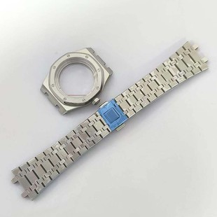 Watch Accessories High Quality 41mm Octagonal Stainless Steel Case + with Front and Rear Sapphire Suitable for Nh35/Nh36 Movement