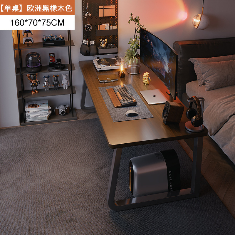 Mesa de computadora de cama mesa de escritorio mesa de trabajo simple moderna dormitorio simple escritorio de escritorio rectangular