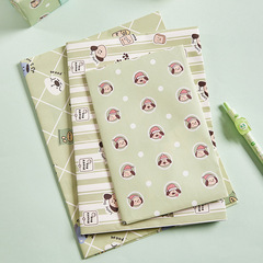 Cute cartoon children's bag book cover paper textbook bag book protection cover book cover book cover ins style homemade protective cover