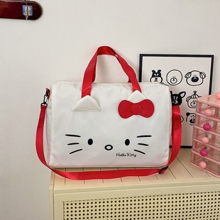 2025 Campus Clothes Storage Bag Lightweight Trolley Travel Business Trip Handbag Luggage Cartoon Large Capacity Women's Bag