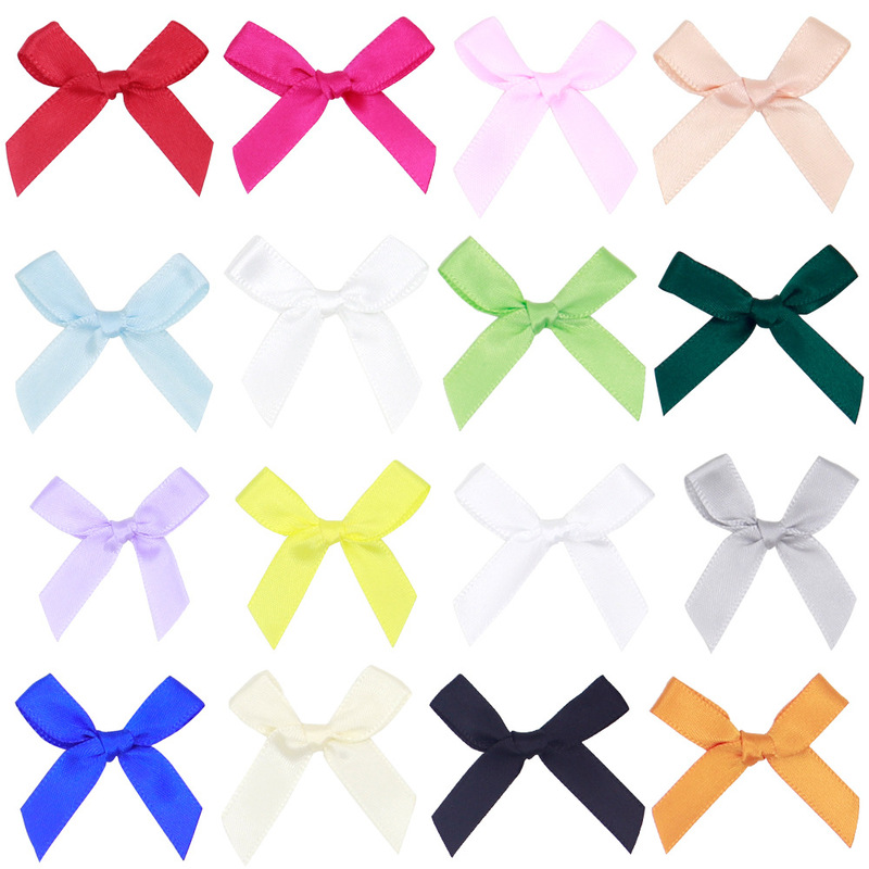 Cross-Border Exclusive High-Quality 1cm Polyester Ribbon Bow Intimates Clothing Accessories Floral Accessories Cross-Border Exclusive High-Quality 1cm Polyester Ribbon Bow Intimates Clothing Accessories Floral Accessories