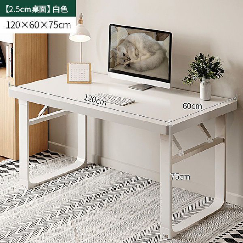 Fábrica directa sin instalación escritorio plegable escritorio de computadora simple escritorio de escritorio de dormitorio de estudiantes simple