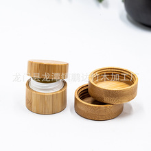 竹木盖膏霜瓶盖全包竹盖制品化妆品手柄面霜瓶分装膏箱瓶螺牙盖
