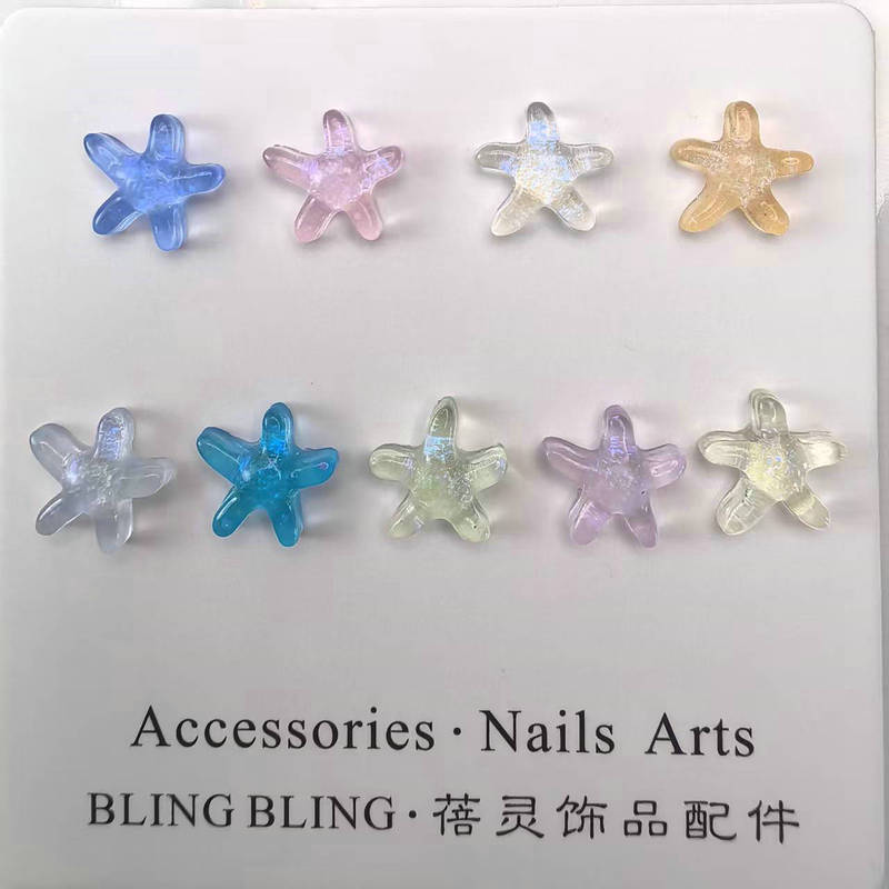 Ocean Starfish Nail Art Jewelry Accessories Factory Resin DIY Handmade Crafts Accessories Nail Art Diamond Recommendation
