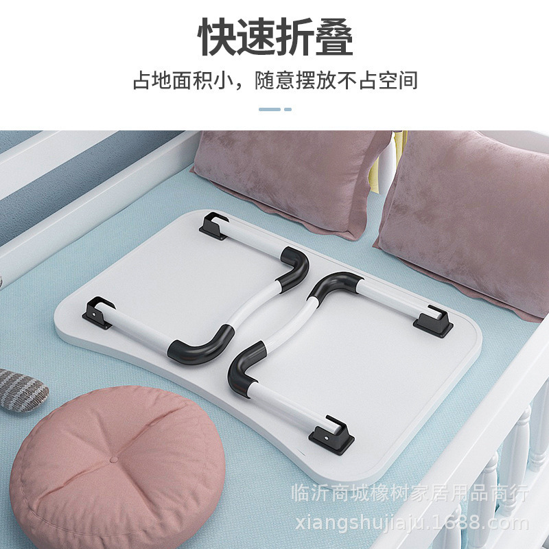 Cute Bed Small Table Student Dormitory Lazy Foldable Computer Table Home Bay Window Desk Study Small Table