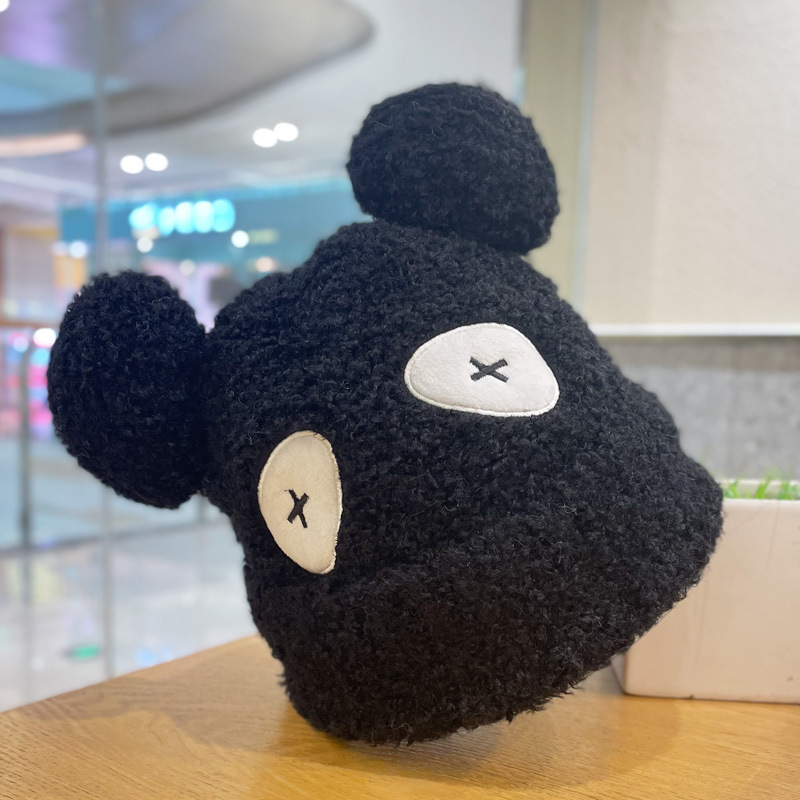Panda Wool Hat Brown
