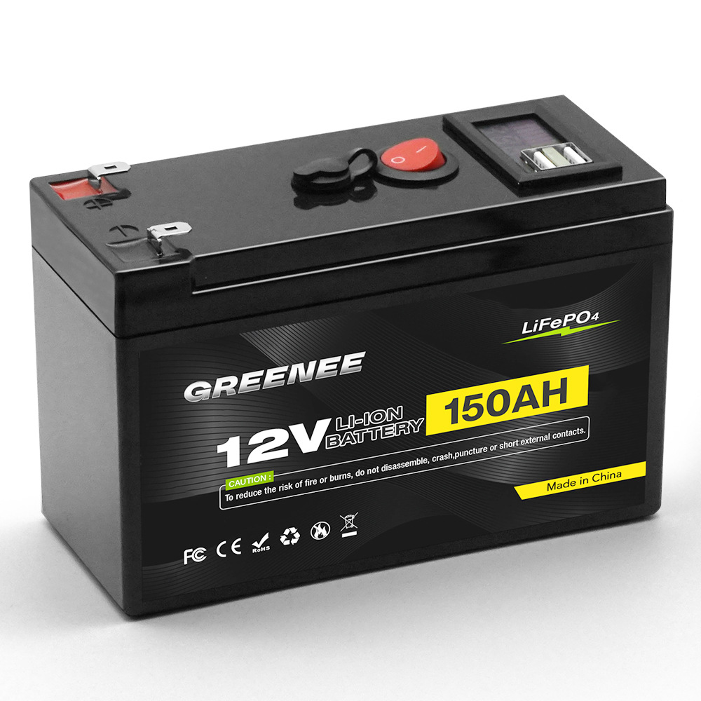 150000mAh célula de fosfato de hierro de litio 12V fuente de alimentación de almacenamiento de energía al aire libre estándar BMS carga segura