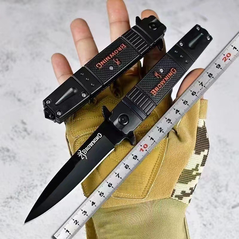 户外刀防身折叠刀高硬度持久锋利登山便携折叠刀防身战术刀水果刀