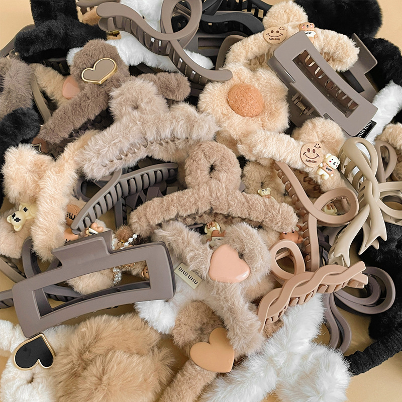 2025 nueva pinza de tiburón, más adecuado para mujeres, horquilla de la parte posterior de la cabeza de verano, pinza de agarre grande, horquilla de tocado