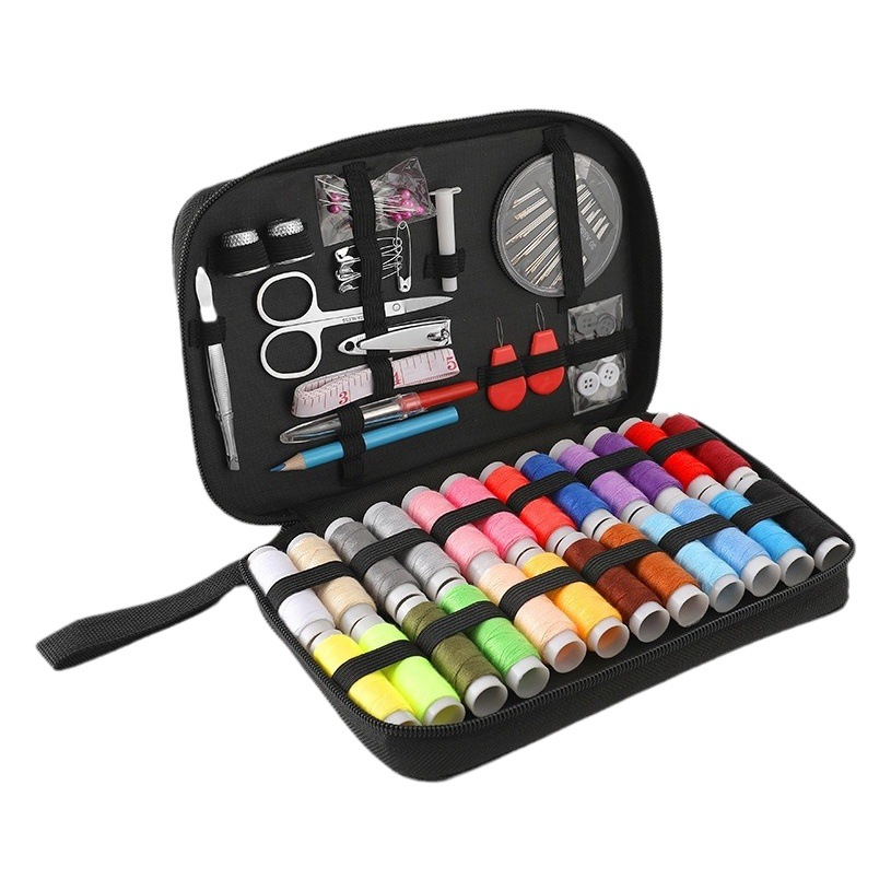 Fábrica al por mayor Kit de costura traje hogar DIY herramientas de costura portátiles traje Amazon hogar caja de costura
