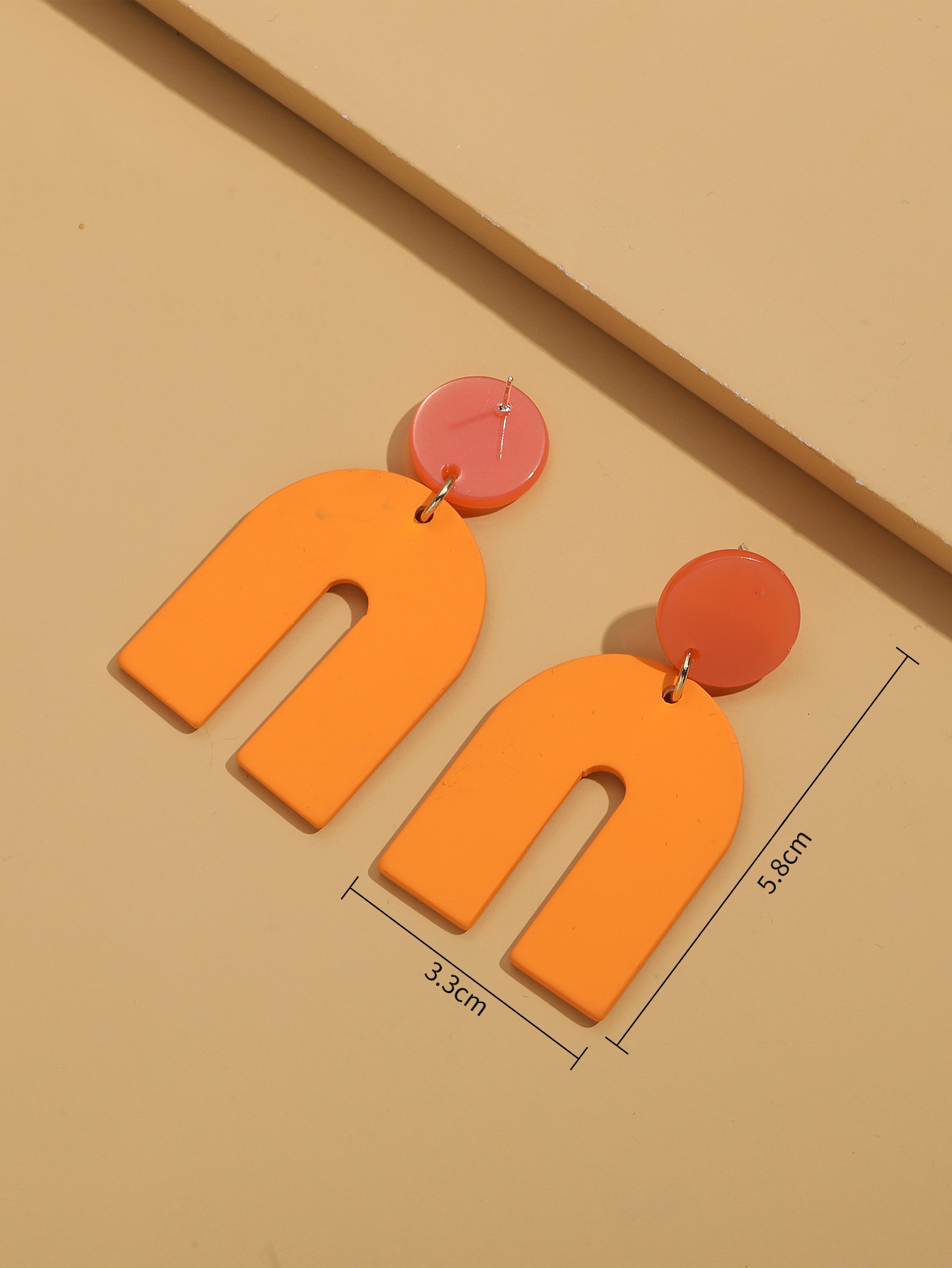 Simple Style Geometric No Inlaid Earrings display picture 2