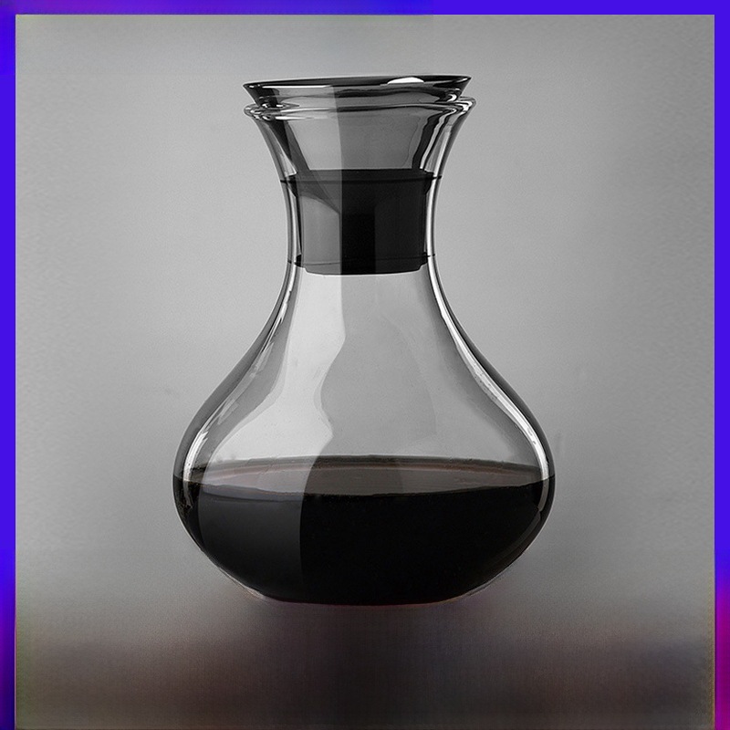 批发手工吹制醒酒器 高硼硅红酒瓶玻璃酒壶 耐热果汁壶醒酒器家用
