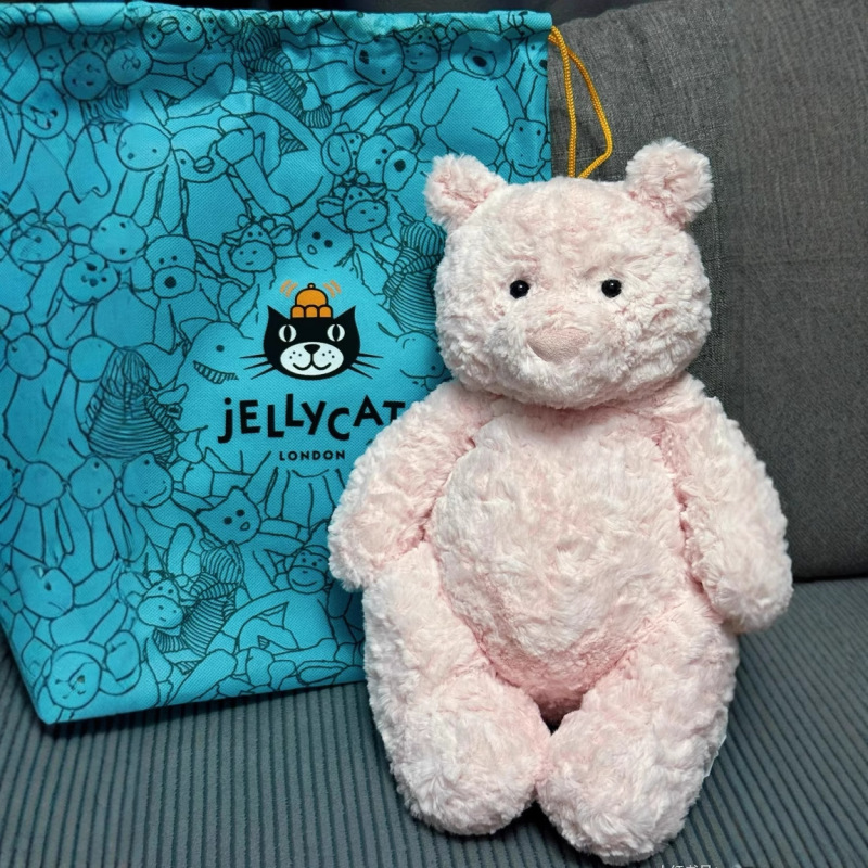 国产jellycat nip旗下jelly巴塞罗那粉熊毛绒玩具玩偶莱奥拉熊|undefined