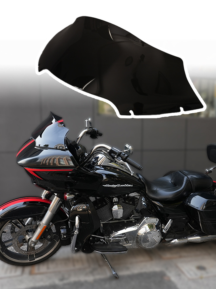 Motorcycle Windshield Suitable for Harley Motorcycles 15-23 Road Glide 9inch Thick Windshield Available in Multiple Colors