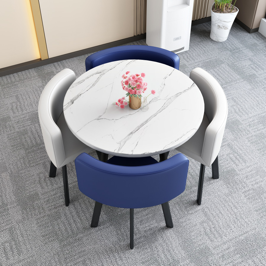 Mesa de comedor disponible para uso doméstico, apartamento pequeño, mesa de comedor, tienda, mesa de negociación, mesa y silla, mesa redonda de recepción