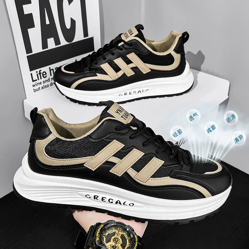 Men's design sports shoes for leisure, universal high footwear platform, high-end