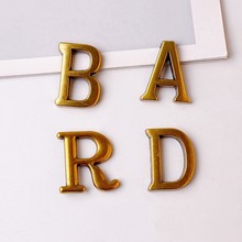 欧美古青色字母个性精致合金DIY材料配件头饰项链耳坠饰品配件