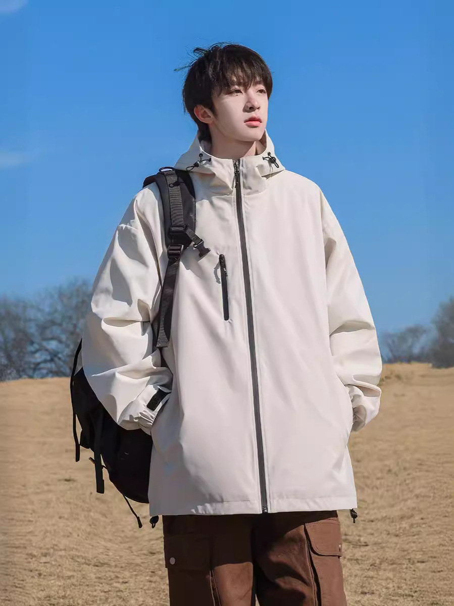 Waterproof autumn travel climbing casual jacket with hood for…