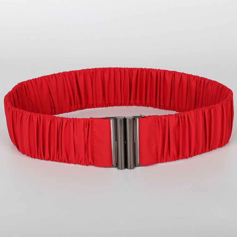 Down Jacket Belt Elastic Waistband Versatile Waist Slimming Look Cotton Coat Soft Cloth Simple Elastic Wide Women's Decorative Skirt