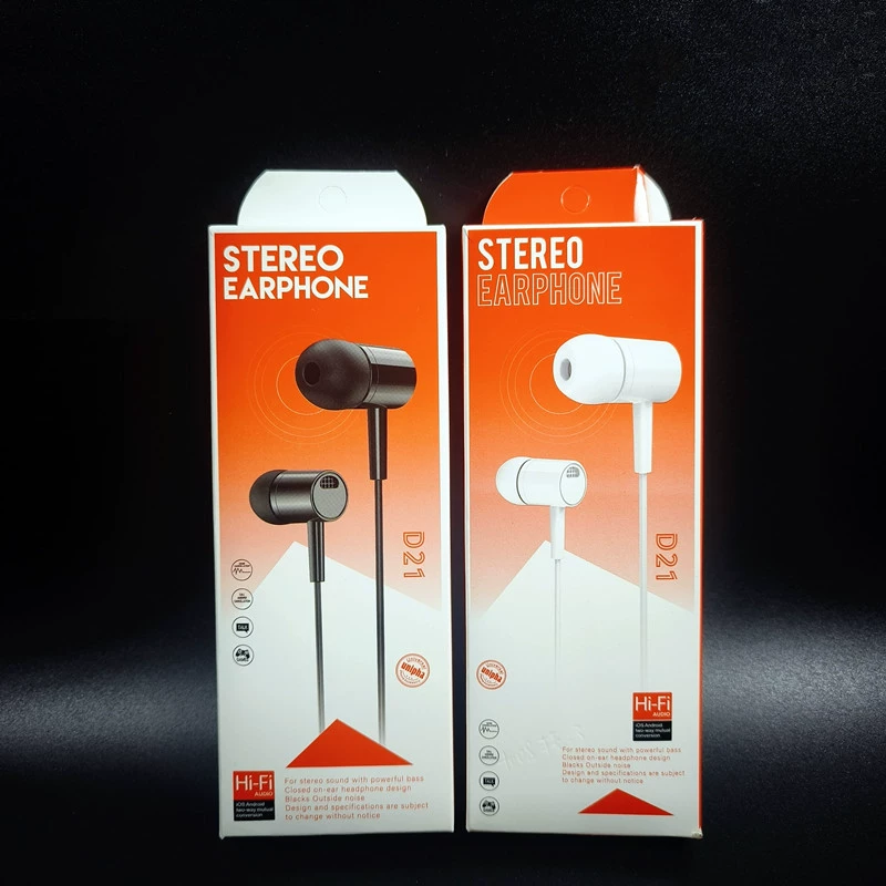 Трансграничный D21, наклонный в ухо Pinger Wire Control с прослушанием музыки Mai, подходит для гарнитуры Huawei Apple Android с круглым отверстием