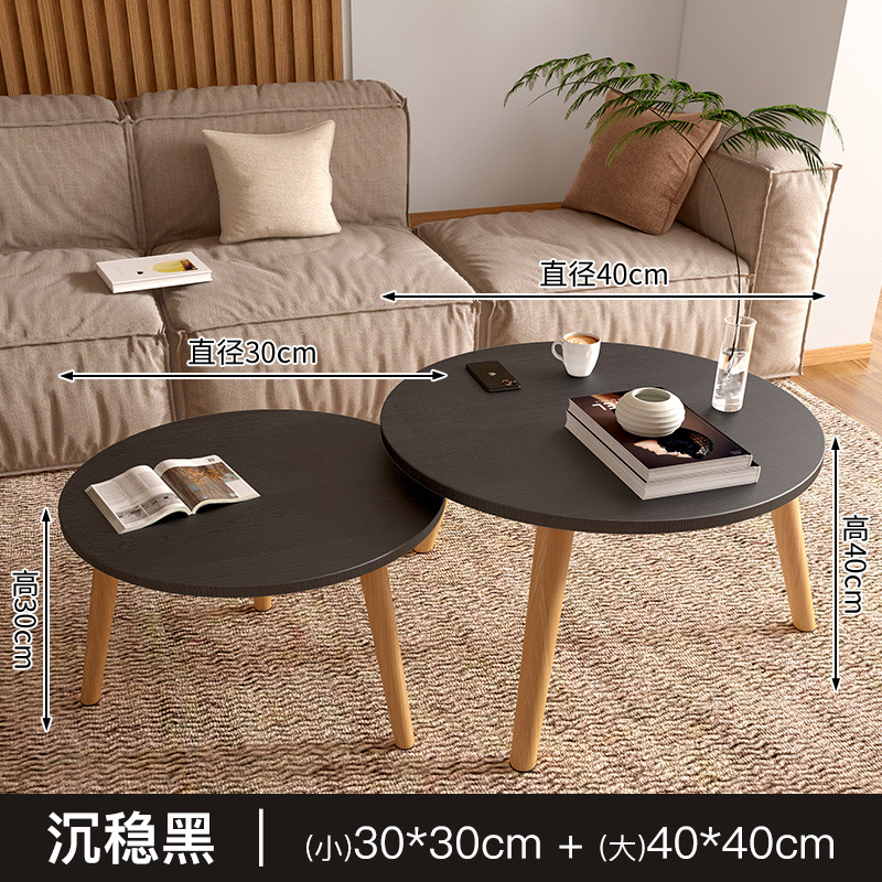 Mesa pequeña, dormitorio, mesa de lujo, mesa de té moderna, salón, ventana flotante doméstica simple, mesa redonda pequeña, madera maciza