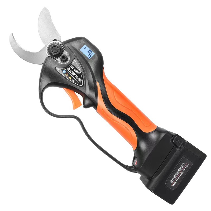 Amazon proporciona especialmente tijeras eléctricas portátiles para árboles frutales tijeras de podar de gran capacidad de litio jardín eléctrico tijeras eléctricas suministro directo de fábrica