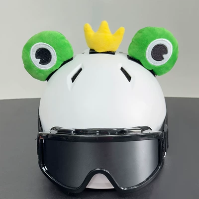 Ear Helmet Decoration for: Dəbilqə (Kaska) aksesuarları - frog-crown