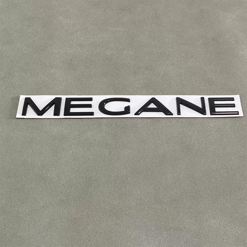 Suitable for Renault MEGANE, English modified trunk letter emblem, rear emblem sticker