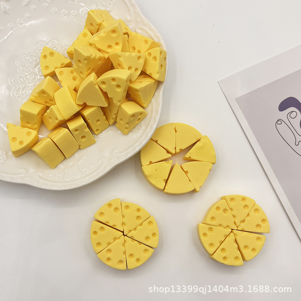 DIY 시뮬레이션 식품 및 플레이 치즈 수지 액세서리 시뮬레이션 치즈 크림 접착제 diy 휴대 전화 쉘 헤어핀 물 컵 재료