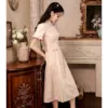 Pink Cheongsam Micro-splash