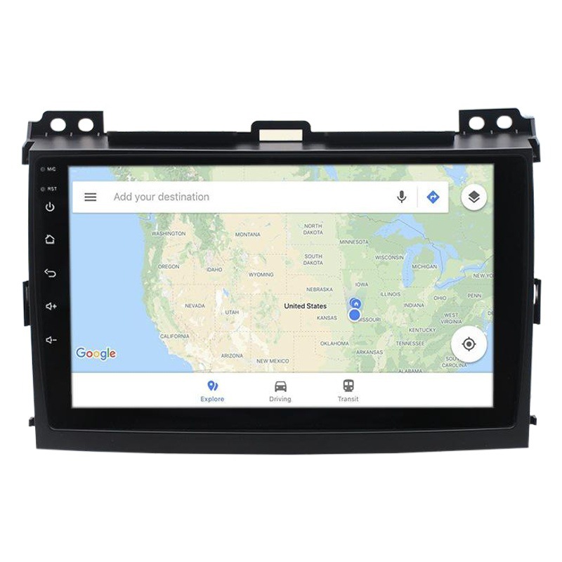 Aplicable a 04-09 Toyota viejo autoritario GPS Android navegación todo en un coche MP5 Bluetooth revertir imagen