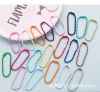 Color -colored paint wave bead chain iron bead chain tag bead metal bead chain 2.4mm*12cm 2.0*10cm